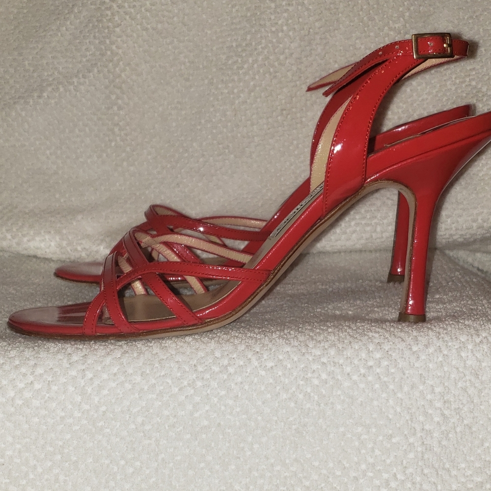 Jimmy Choo Raspberry patent leather 38